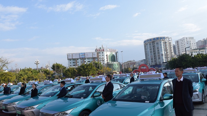 西昌市300辆纯电动巡游出租车正式投放!